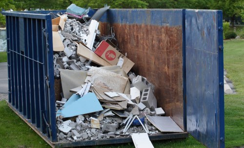 Professional garden clearance services in Shortlands performing debris removal