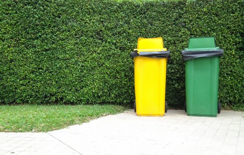 Safety hazards caused by accumulated builders waste on a construction site
